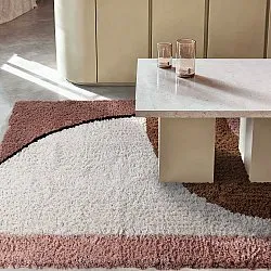 Hoogpolig vloerkleed - Perast Natural Cotton Shaggy (multi)