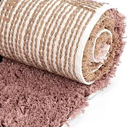 Hoogpolig vloerkleed - Perast Natural Cotton Shaggy (multi)