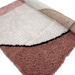 Hoogpolig vloerkleed - Perast Natural Cotton Shaggy (multi)