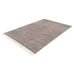 Hoogpolig vloerkleed - Rani Natural Cotton Shaggy (taupe)