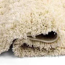 Hoogpolig vloerkleed - Sivota Natural Cotton Shaggy (gebroken wit)