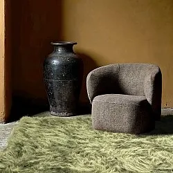 Hoogpolig vloerkleed - Sohar (groente)