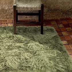 Hoogpolig vloerkleed - Sohar (groente)