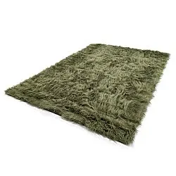 Hoogpolig vloerkleed - Sohar (groente)