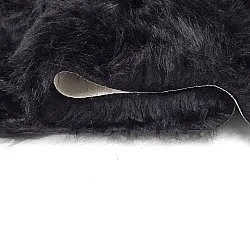 Hoogpolig vloerkleed - Sohar (zwart)