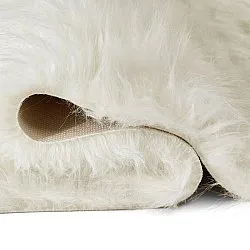 Hoogpolig vloerkleed - Sohar (wit)