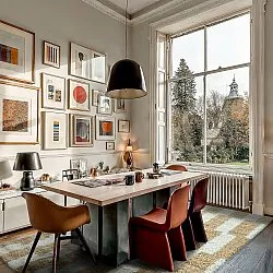 Hoogpolig vloerkleed - Tamri (beige/wit)