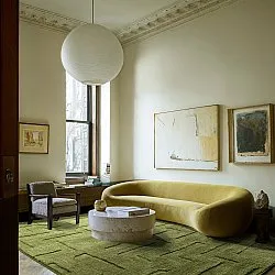 Hoogpolig vloerkleed - Tripoli (mosgroen)