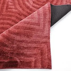 Hoogpolig vloerkleed - Volos (rood/roze)