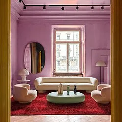 Hoogpolig vloerkleed - Zoe (rood)