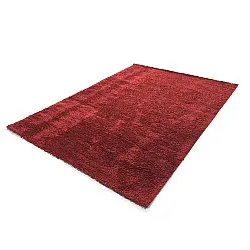 Hoogpolig vloerkleed - Zoe (rood)
