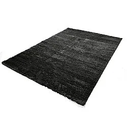 Hoogpolig vloerkleed - Zoe (zwart)