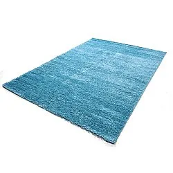 Hoogpolig vloerkleed - Zoe (turkoois)