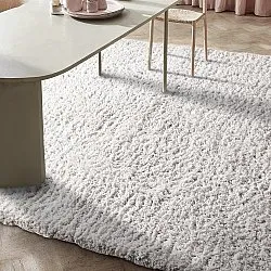 Hoogpolig vloerkleed - Combarro Solid Cotton Shaggy (room)