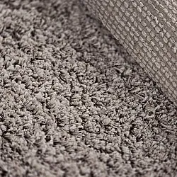 Hoogpolig vloerkleed - Combarro Solid Cotton Shaggy (taupe)