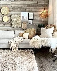 Hoogpolig vloerkleed - Janjira (offwhite)