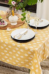 Katoenen tafelkleed - Sari (geel)