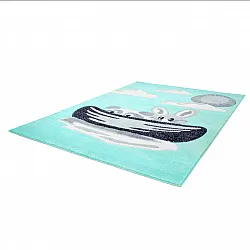 Kindervloerkleed - Bueno Bunny (turkoois)