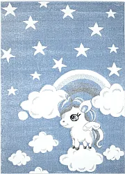 Kindervloerkleed - Bueno Ponny (blauw)