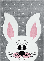Kindervloerkleed - Bueno Rabbit (grijs)