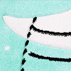 Kindervloerkleed - Bueno Moon (turkoois)