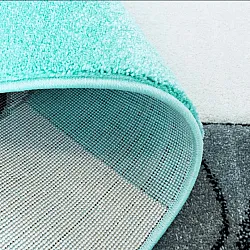 Kindervloerkleed - Bueno Indian Bear (turkoois)