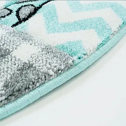 Kindervloerkleed - Bueno Animals (turkoois)