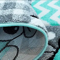 Kindervloerkleed - Bueno Animals (turkoois)