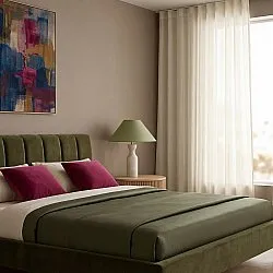 Gordijnen 2-pack - Katoenen gordijnen Selena (room)