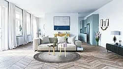 Rond vloerkleed - Shade (grijs)