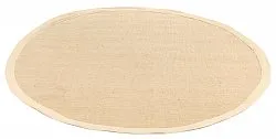 Ronde vloerkleden (sisal) - Agave (zand)