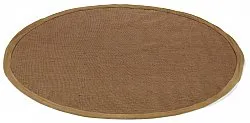 Ronde vloerkleden (sisal) - Agave (bruin)