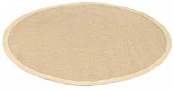 Ronde vloerkleden (sisal) - Agave (beige/beige)