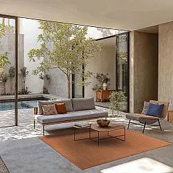 Sisal-vloerkleed - Agave (bruin-oranje)