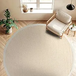 Ronde vloerkleden (sisal) - Agave (beige/grijs)