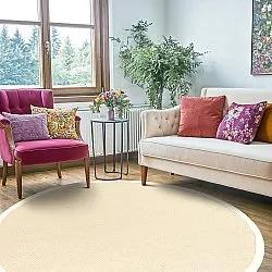 Ronde vloerkleden (sisal) - Agave (ivoor)