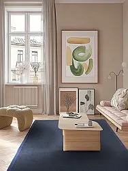 Sisal-vloerkleed - Agave (donkerblauw)