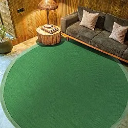Ronde vloerkleden (sisal) - Agave (groen)