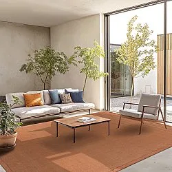 Sisal-vloerkleed - Agave (bruin-oranje)