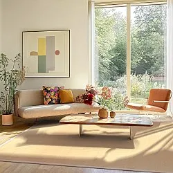 Sisal-vloerkleed - Agave (abrikoos)