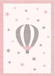 Kindervloerkleed - Alone Balloon (roze)