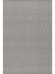 Vloerkleed Katoen - Kebira (grijs/beige)