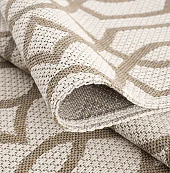 Vloerkleed Katoen - Kebira (beige)