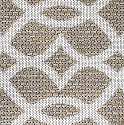 Vloerkleed Katoen - Kebira (creme)