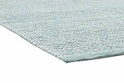 Wollen-vloerkleed - Snowshill (turkoois/wit)