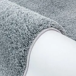 Hoogpolig vloerkleed - Soft Shine (turkoois)