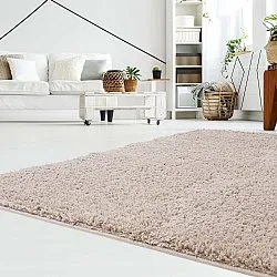 Hoogpolig vloerkleed - Soft Shine (beige)