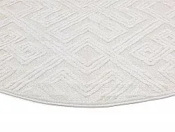 Ronde vloerkleden - Indoor/Outdoor Shirley (cream)