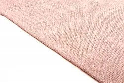 Bamboo silk-vloerkleed - Faliraki (lichtroze)