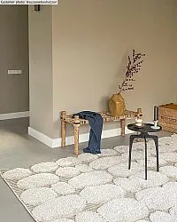 Hoogpolig vloerkleed - Fondi (beige)